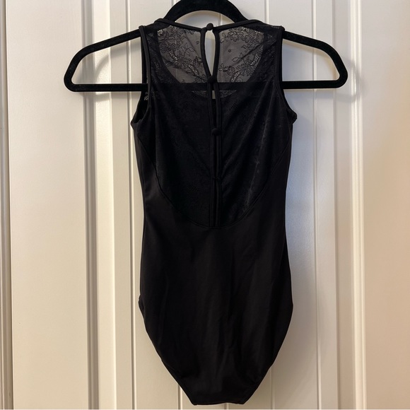 Bloch • Black Fresia Lace Back Ballet Dance Leotard • Size P/XS - Picture 5 of 6
